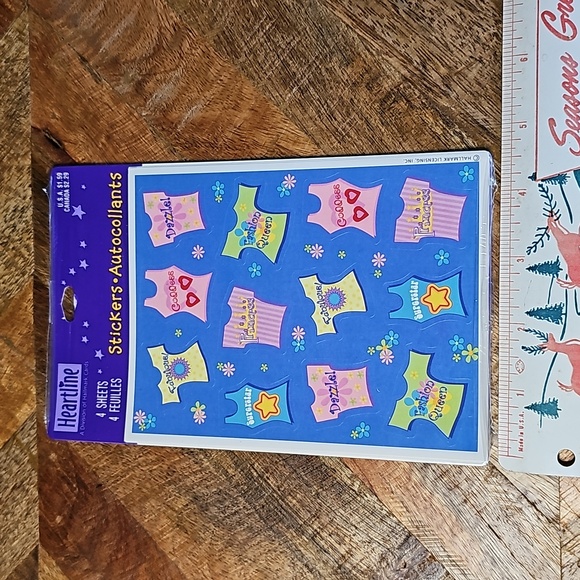 Hallmark Heart Line shirt stickers sealed - Picture 2 of 7